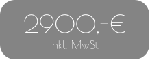2900,-€ inkl. MwSt.